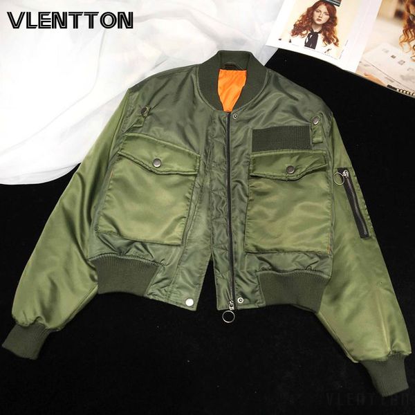 women's jackets autumn winter women fashion bomber jackets coat solid zipper short baseball outwear female casual loose overcoats 2302, Black;brown
women's jackets autumn winter women fashion bomber jackets coat solid zipper short baseball outwear female casual loose overcoats 2302, Black;brown
