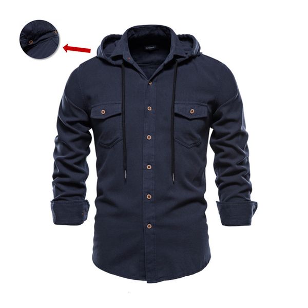 men's casual shirts aiopeson spring and autumn hoodied long sleeve solid color 100% cotton quality for 230227, White;black
men's casual shirts aiopeson spring and autumn hoodied long sleeve solid color 100% cotton quality for 230227, White;black