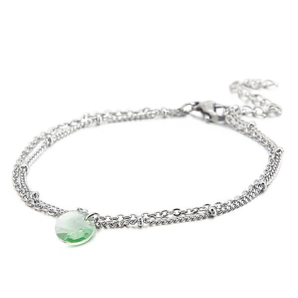 charm bracelets fashion women crystal bracelets stainless steel link chain bracelets 230227, Golden;silver
charm bracelets fashion women crystal bracelets stainless steel link chain bracelets 230227, Golden;silver