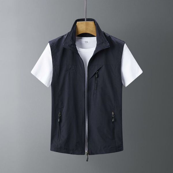 men's vests summer mens quick dry breathable mesh vest man sleeveless classic multi pocket outwear fishing waistcoats clothing 230225, Black;white
men's vests summer mens quick dry breathable mesh vest man sleeveless classic multi pocket outwear fishing waistcoats clothing 230225, Black;white