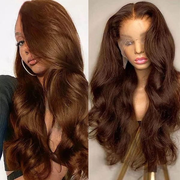 13x4 chocolate brown body wave lace front wig hd transparent lace frontal wig human hair preplucked colored human hair wigs remy150% full na, Black;brown
13x4 chocolate brown body wave lace front wig hd transparent lace frontal wig human hair preplucked colored human hair wigs remy150% full na, Black;brown