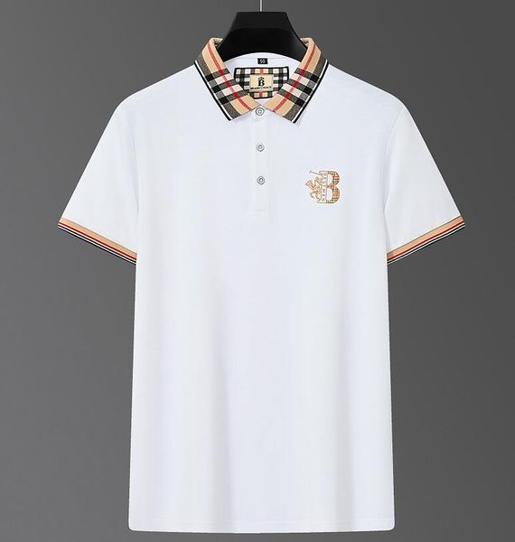2023 plaid collar designer clothes embroidery men's polos summer fashion slim white short sleeve men polo shirt tee mens clothes, White;black
2023 plaid collar designer clothes embroidery men's polos summer fashion slim white short sleeve men polo shirt tee mens clothes, White;black