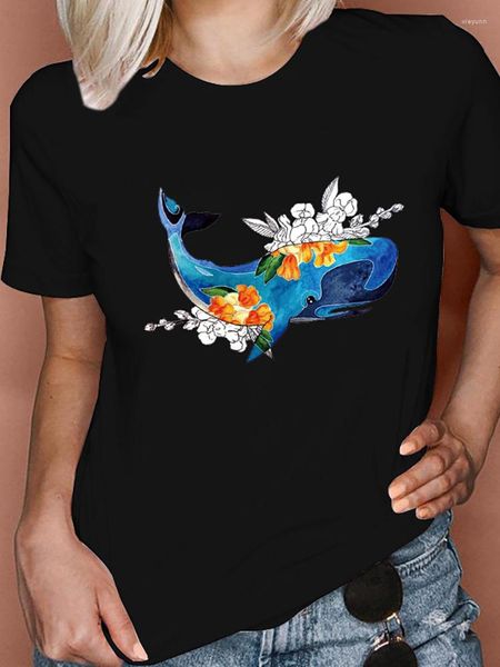 women's t shirts t-shirt women 2023 cartoon whale print black and white tshirt for lady clothing summer casual loose female tees
women's t shirts t-shirt women 2023 cartoon whale print black and white tshirt for lady clothing summer casual loose female tees