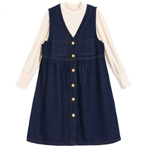 girls' 1ess spring and autumn 1 new chil1en's spring western-style skirt big chil1en's autumn denim belt skirt set, Blue
girls' 1ess spring and autumn 1 new chil1en's spring western-style skirt big chil1en's autumn denim belt skirt set, Blue