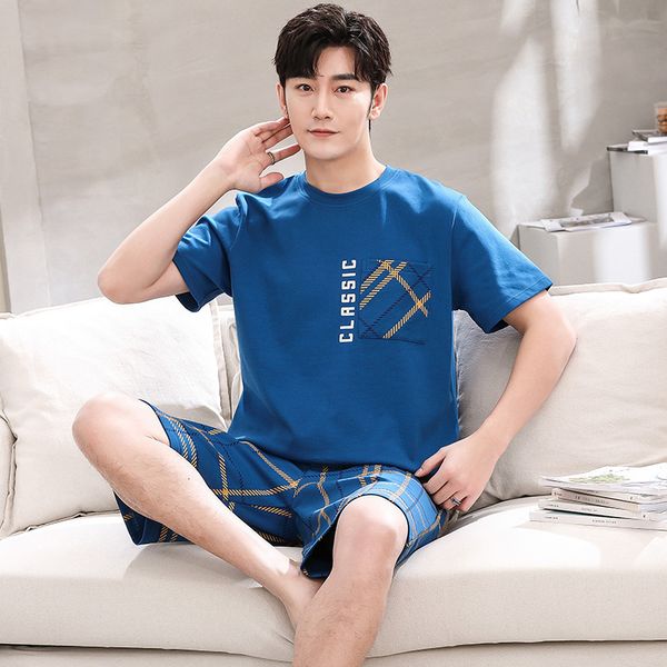 men's sleepwear trendyol print male plaid sleepwear pajamas for men summer cotton thin men's pijama hombre sets causual comfortabl, Black;brown
men's sleepwear trendyol print male plaid sleepwear pajamas for men summer cotton thin men's pijama hombre sets causual comfortabl, Black;brown