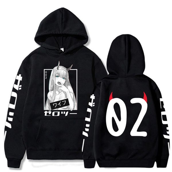 men's hoodies sweatshirts anime darling in the franxx hoodie harajuku zero two print long sleeve menwomen 230227, Black
men's hoodies sweatshirts anime darling in the franxx hoodie harajuku zero two print long sleeve menwomen 230227, Black