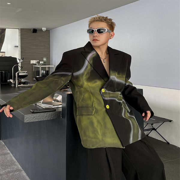 men's suits blazers men's suit coat autumn korean youth graffiti design ins personality fashion trend satin double breasted white, White;black
men's suits blazers men's suit coat autumn korean youth graffiti design ins personality fashion trend satin double breasted white, White;black