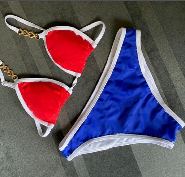 2023 luxury swimsuit gradient embroidery bikini set brand letters swimwears designer metal chain ladies backless split
2023 luxury swimsuit gradient embroidery bikini set brand letters swimwears designer metal chain ladies backless split