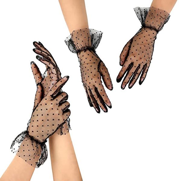 costume accessories short black and white lace black and white dots plus lace gloves, Silver
costume accessories short black and white lace black and white dots plus lace gloves, Silver