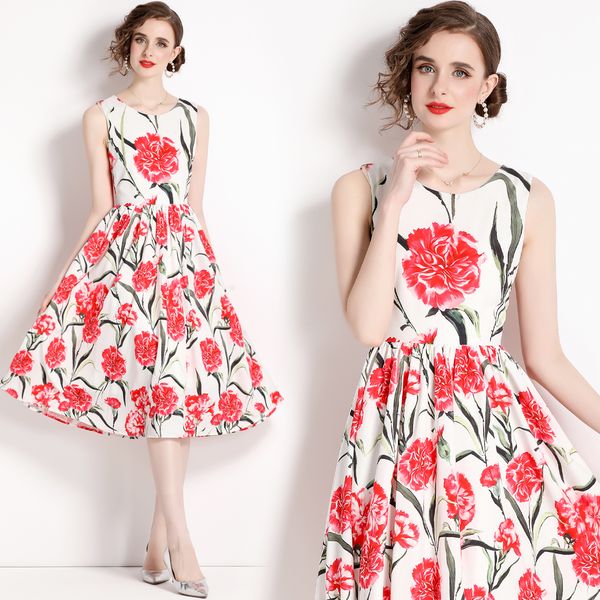 2023 summer party floral white dress woman designer slim streetside cafe vest dresses honeymoon resort casual robe light luxury ladies offic, Black;gray
2023 summer party floral white dress woman designer slim streetside cafe vest dresses honeymoon resort casual robe light luxury ladies offic, Black;gray