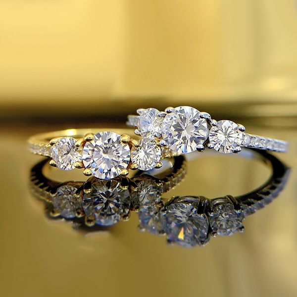 diamond ring 100% real 925 sterling silver party wedding band rings for women men engagement jewelry gift, Slivery;golden
diamond ring 100% real 925 sterling silver party wedding band rings for women men engagement jewelry gift, Slivery;golden