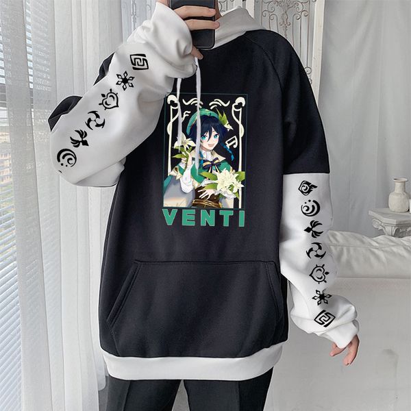 men's hoodies sweatshirts open world adventure game genshin impact men women kawaii ventibarbatos manga oversized winter warm pullover, Black
men's hoodies sweatshirts open world adventure game genshin impact men women kawaii ventibarbatos manga oversized winter warm pullover, Black