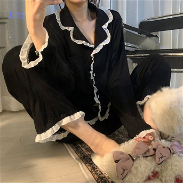 women's sleepwear autumn pajamas set casual sleepwear for women elastic print pyjama women's fashion sweet plaid homewear clothes, Black;red
women's sleepwear autumn pajamas set casual sleepwear for women elastic print pyjama women's fashion sweet plaid homewear clothes, Black;red