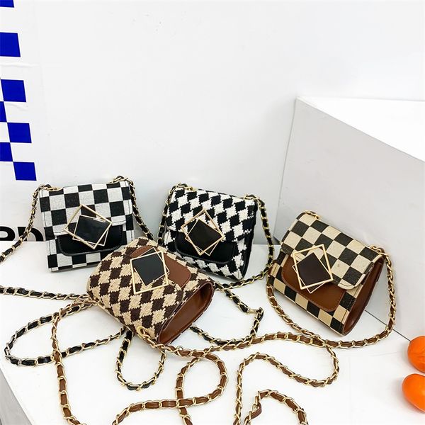 fashion kids houndstooth lattice handbags fashion children classics plaid one shoulder bag girl personality mini chain crossbody bags f1575, Black
fashion kids houndstooth lattice handbags fashion children classics plaid one shoulder bag girl personality mini chain crossbody bags f1575, Black