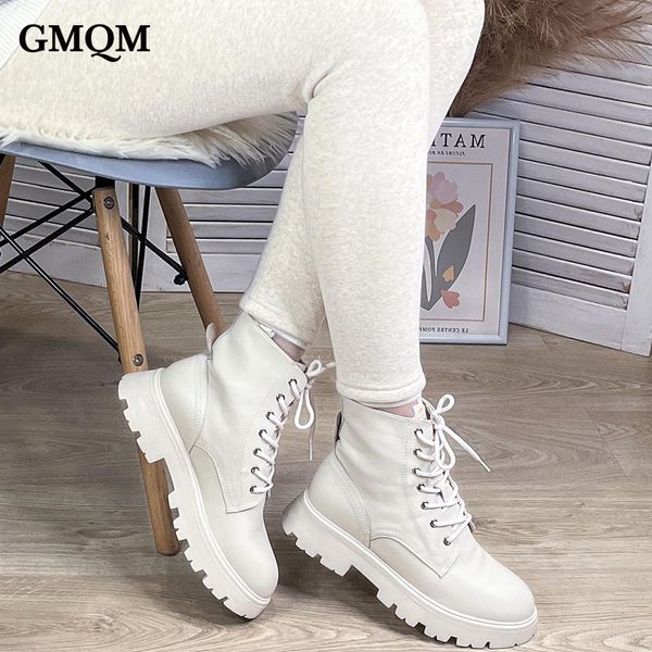 boots gmqm genuine leather ankle fashion women's platform autumn winter big size 42 laceup low heel british style warm 230227, Black
boots gmqm genuine leather ankle fashion women's platform autumn winter big size 42 laceup low heel british style warm 230227, Black