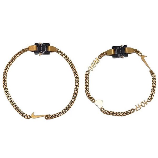 2019 1017 alyx studio logo metal chain gold necklace men women fashion bracelet hip hop outdoor street accessories festival gift f2282, Silver
2019 1017 alyx studio logo metal chain gold necklace men women fashion bracelet hip hop outdoor street accessories festival gift f2282, Silver