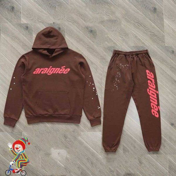 men's hoodies sweatshirts young thug sp5der 555555 hoodies set brown sweatshirt tracksuit spider web hoody sweatpants suit, Black
men's hoodies sweatshirts young thug sp5der 555555 hoodies set brown sweatshirt tracksuit spider web hoody sweatpants suit, Black
