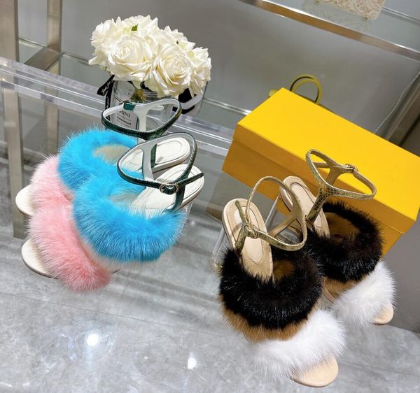 10a sandals super luxury designer dress shoes transparent f solid heel sable hair sandal 9cm high-heel deluxe women star sandals, Black
10a sandals super luxury designer dress shoes transparent f solid heel sable hair sandal 9cm high-heel deluxe women star sandals, Black