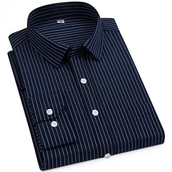 men's casual shirts long sleeve striped shirt non-iron formal office social business dress standard-fit cotton 230227, White;black
men's casual shirts long sleeve striped shirt non-iron formal office social business dress standard-fit cotton 230227, White;black