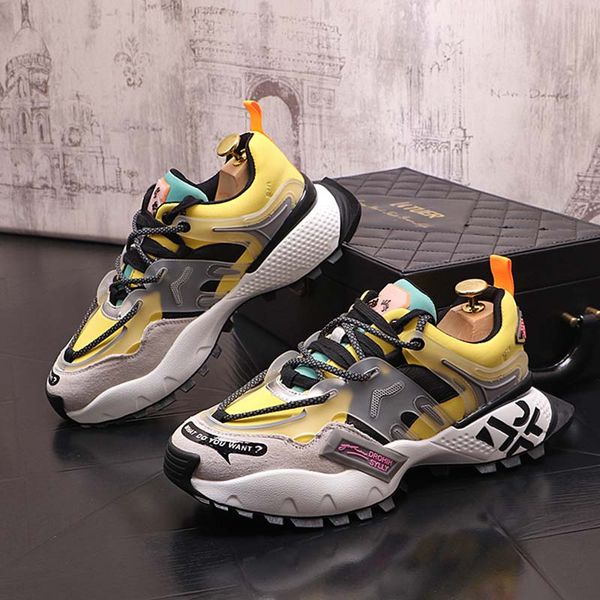 2023 luxury royal style men dress shoes thick bottom heighten designer loafers lace-up casual sneakers sapato social masculino heren schoene, Black
2023 luxury royal style men dress shoes thick bottom heighten designer loafers lace-up casual sneakers sapato social masculino heren schoene, Black