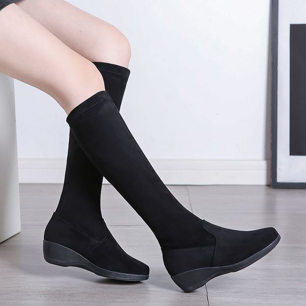 boots women but knee autumn wwedges thin thick legs around elastic socks and velvet warm high female winter 230227, Black
boots women but knee autumn wwedges thin thick legs around elastic socks and velvet warm high female winter 230227, Black