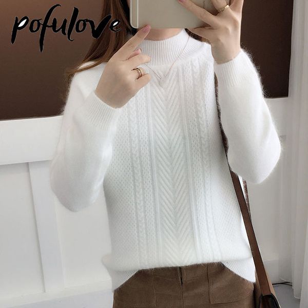 women's sweaters cashmere sweater women half turtleneck pullover knitted sweaters warm knitwear female jumper winter clothes solid casu, White;black
women's sweaters cashmere sweater women half turtleneck pullover knitted sweaters warm knitwear female jumper winter clothes solid casu, White;black