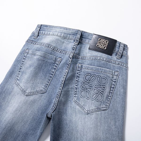 men's jeans spring summer thin slim fit european american high-end brand small straight double f pants q9535-2, Blue
men's jeans spring summer thin slim fit european american high-end brand small straight double f pants q9535-2, Blue