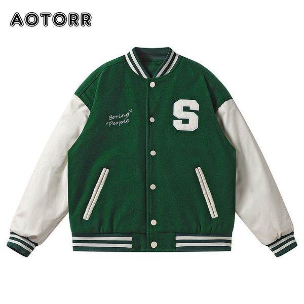 men's jackets hip hop casual baseball coat men american letter towel embroidered jacket slim fit couple baseball uniform bomber jackets, Black;brown
men's jackets hip hop casual baseball coat men american letter towel embroidered jacket slim fit couple baseball uniform bomber jackets, Black;brown