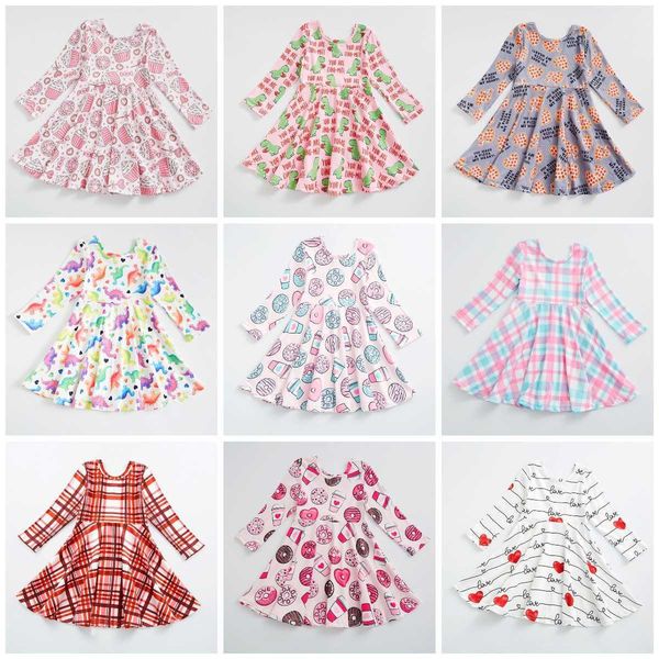 girl's dresses girlymax valentine's day baby girls kids clothing love heart dino plaid milk silk print dress knee length short sle, Red;yellow
girl's dresses girlymax valentine's day baby girls kids clothing love heart dino plaid milk silk print dress knee length short sle, Red;yellow