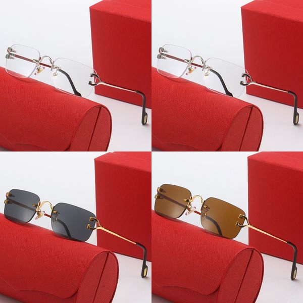 summer sunglasses designer luxury mens sun glasses climbing travel uv protection lunette homme gold plated driving rimless eyeglasses for wo, White;black
summer sunglasses designer luxury mens sun glasses climbing travel uv protection lunette homme gold plated driving rimless eyeglasses for wo, White;black