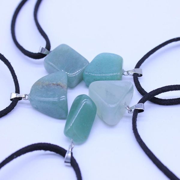 irregular natural original energy stone pendant necklaces for women men party jewelry with rope chain, Silver
irregular natural original energy stone pendant necklaces for women men party jewelry with rope chain, Silver