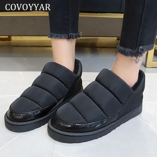 dress shoes covoyyar warm winter shoes women flats soft fur padded cotton shoes woman slip on short ankle snow boots plus sizes wfs2024 2302, Black
dress shoes covoyyar warm winter shoes women flats soft fur padded cotton shoes woman slip on short ankle snow boots plus sizes wfs2024 2302, Black