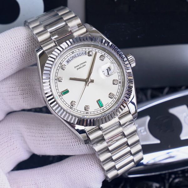 men's watches 41mm designer man watch automatic mechanical movement men wristwatch 36mm womens stainless steel strap wristwatches lady, Slivery;golden
men's watches 41mm designer man watch automatic mechanical movement men wristwatch 36mm womens stainless steel strap wristwatches lady, Slivery;golden