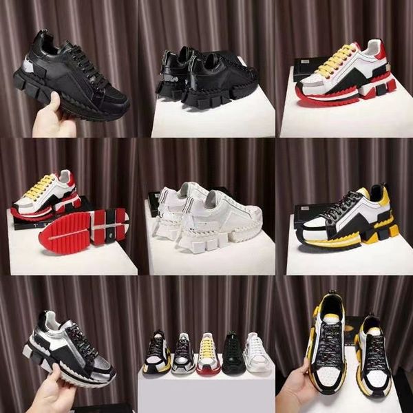 european station shock-absorbing locomotive shoes op26 leather casual men's sneakers thick soled daddy personality couple women's, Black
european station shock-absorbing locomotive shoes op26 leather casual men's sneakers thick soled daddy personality couple women's, Black