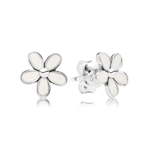 white daisy flower stud earrings for pandora 925 sterling silver fashion wedding party jewelry for women girlfriend gift designer earring se, Golden;silver
white daisy flower stud earrings for pandora 925 sterling silver fashion wedding party jewelry for women girlfriend gift designer earring se, Golden;silver