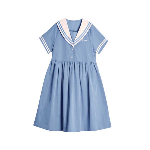girls' 1ess summer 1 new navy collar short sleeve skirt jk net red princess dress middle school chil1en's summer 1ess, Red;yellow
girls' 1ess summer 1 new navy collar short sleeve skirt jk net red princess dress middle school chil1en's summer 1ess, Red;yellow