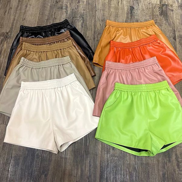 women's shorts harajuku shorts women femme high elastic waist casual wide leg boots pants mujer candy color white genuine leather short, White;black
women's shorts harajuku shorts women femme high elastic waist casual wide leg boots pants mujer candy color white genuine leather short, White;black