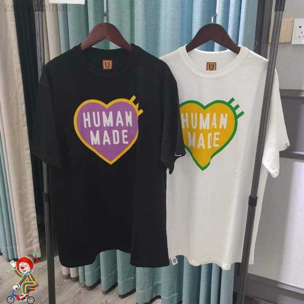 men's t-shirts 2023 new human made t-shirt summer cotton cartoon print short sleeve tshirts for men, White;black
men's t-shirts 2023 new human made t-shirt summer cotton cartoon print short sleeve tshirts for men, White;black