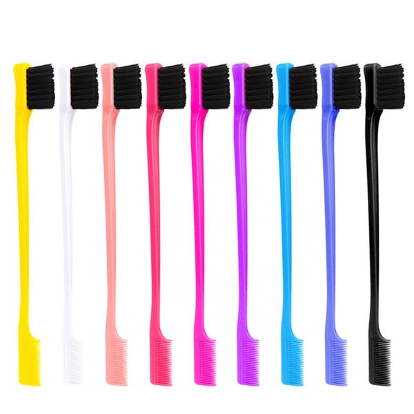 edge brush comb double sided 2 in 1 edge control eyebrow brush for baby hair salon hair comb brushes beauty tools 2238, Silver
edge brush comb double sided 2 in 1 edge control eyebrow brush for baby hair salon hair comb brushes beauty tools 2238, Silver