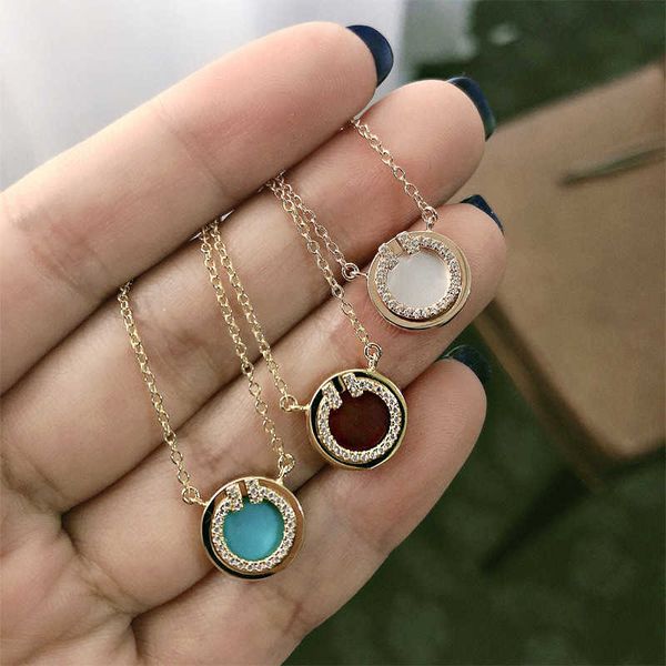 high-quality tiffay round cake natural stone necklace 925 silver simple, Golden;silver
high-quality tiffay round cake natural stone necklace 925 silver simple, Golden;silver