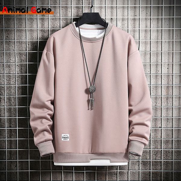 men's hoodies sweatshirts spring mens casual sweatshirts fake two pieces soild color round neck fashion harajuku style male autumn tee, Black
men's hoodies sweatshirts spring mens casual sweatshirts fake two pieces soild color round neck fashion harajuku style male autumn tee, Black