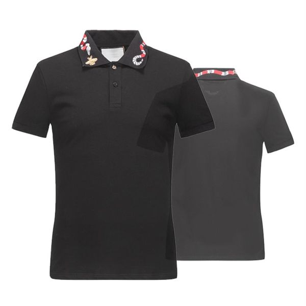 summer cotton t-shirts tee snake embroidery streets luxury black white 16522236f, White;black
summer cotton t-shirts tee snake embroidery streets luxury black white 16522236f, White;black