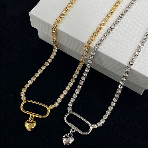 women diamond pendant necklaces classic heart love dangle jewelry for lady oval hollow ring elegance necklaces, Silver
women diamond pendant necklaces classic heart love dangle jewelry for lady oval hollow ring elegance necklaces, Silver