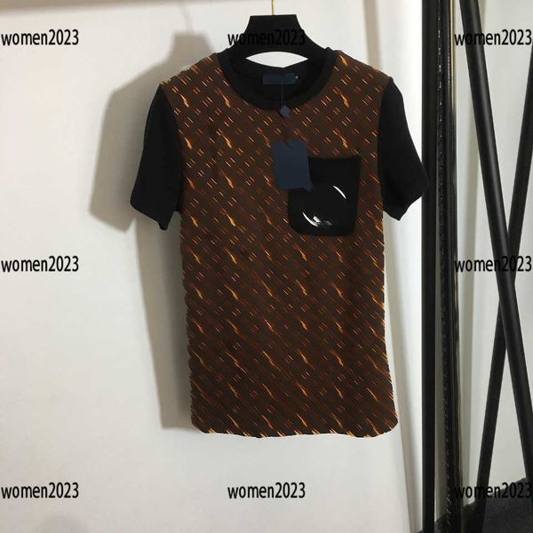 luxury woman t-shirt lady short sleeve female summer color-blocking letter pocket design products size s-l stylish new arrivals, White
luxury woman t-shirt lady short sleeve female summer color-blocking letter pocket design products size s-l stylish new arrivals, White