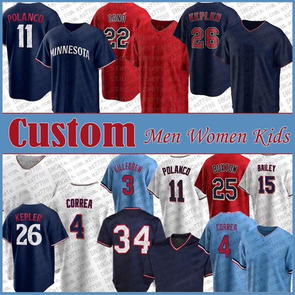 carlos correa minnesota baseball jersey custom twins byron buxton jorge polanco max kepler kenta maeda sonny gray joe ryan nick vincent kyle, Blue;black
carlos correa minnesota baseball jersey custom twins byron buxton jorge polanco max kepler kenta maeda sonny gray joe ryan nick vincent kyle, Blue;black
