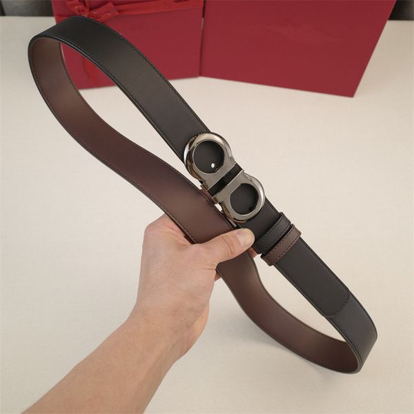 2023 plain reversible belt designer belts for men women gun color gold silver buckle with box width 3.5cm fashion luxury leather waistband, Black;brown
2023 plain reversible belt designer belts for men women gun color gold silver buckle with box width 3.5cm fashion luxury leather waistband, Black;brown