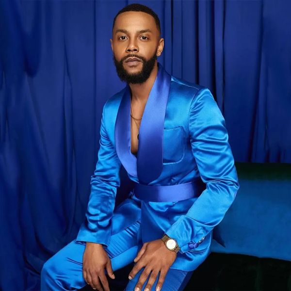 men's suits blazers summer fashion blue business for man party wear fit silk satin tuxedos shawl lapel blazer suit 2 pieces costume hom, White;black
men's suits blazers summer fashion blue business for man party wear fit silk satin tuxedos shawl lapel blazer suit 2 pieces costume hom, White;black