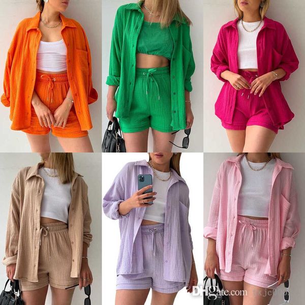2023 new women two piece pants set fashion pleated collar long sleeve blouses shirt high waist drawstring shorts casual suit, White
2023 new women two piece pants set fashion pleated collar long sleeve blouses shirt high waist drawstring shorts casual suit, White