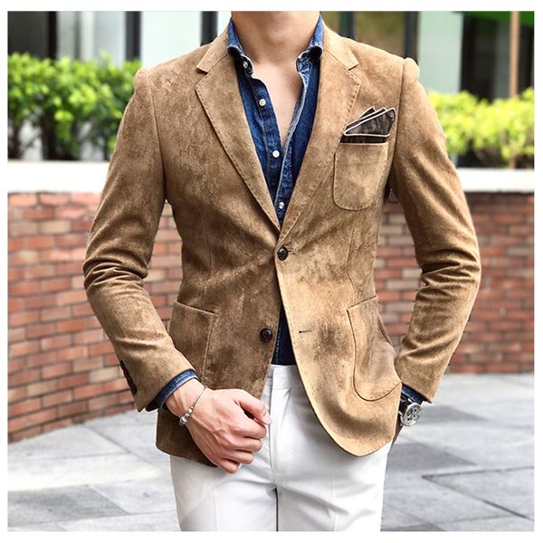 men's suits blazers 2023 2pieces suede suit casual two button notch lapel tuxedos classicvintagedenim jacket groomsmenblazerpantscoffee, White;black
men's suits blazers 2023 2pieces suede suit casual two button notch lapel tuxedos classicvintagedenim jacket groomsmenblazerpantscoffee, White;black