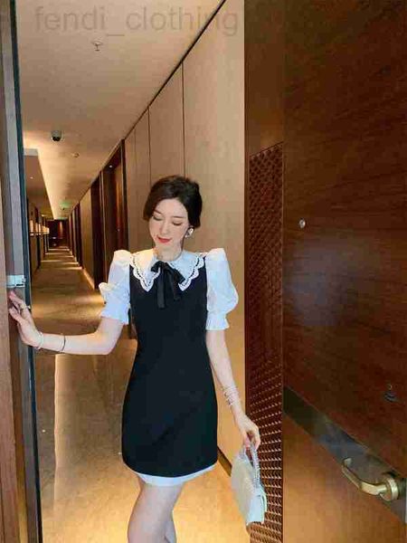 casual dresses designer shenzhen nanyou high-end spring/summer polo embroidery lace-up bowknot cotton bubble sleeve dress 3a05, Black;gray
casual dresses designer shenzhen nanyou high-end spring/summer polo embroidery lace-up bowknot cotton bubble sleeve dress 3a05, Black;gray